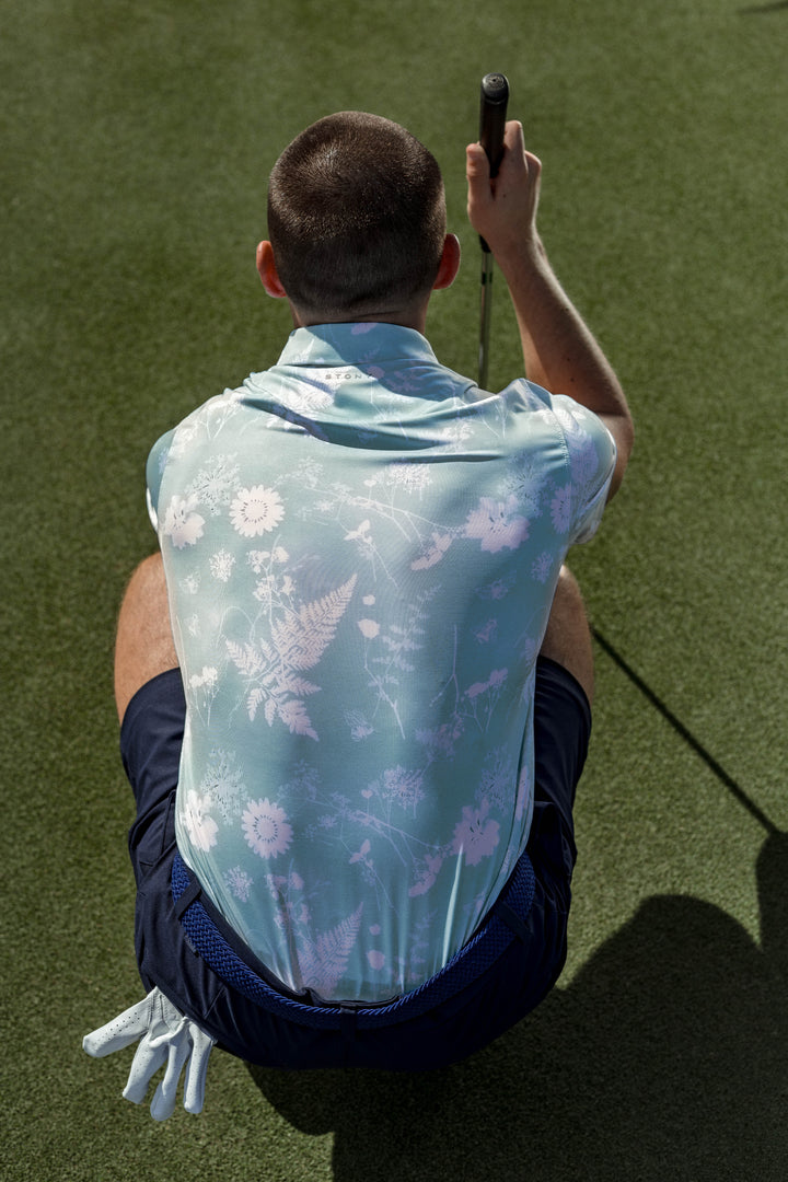 Sunlit Polo - Cyan
