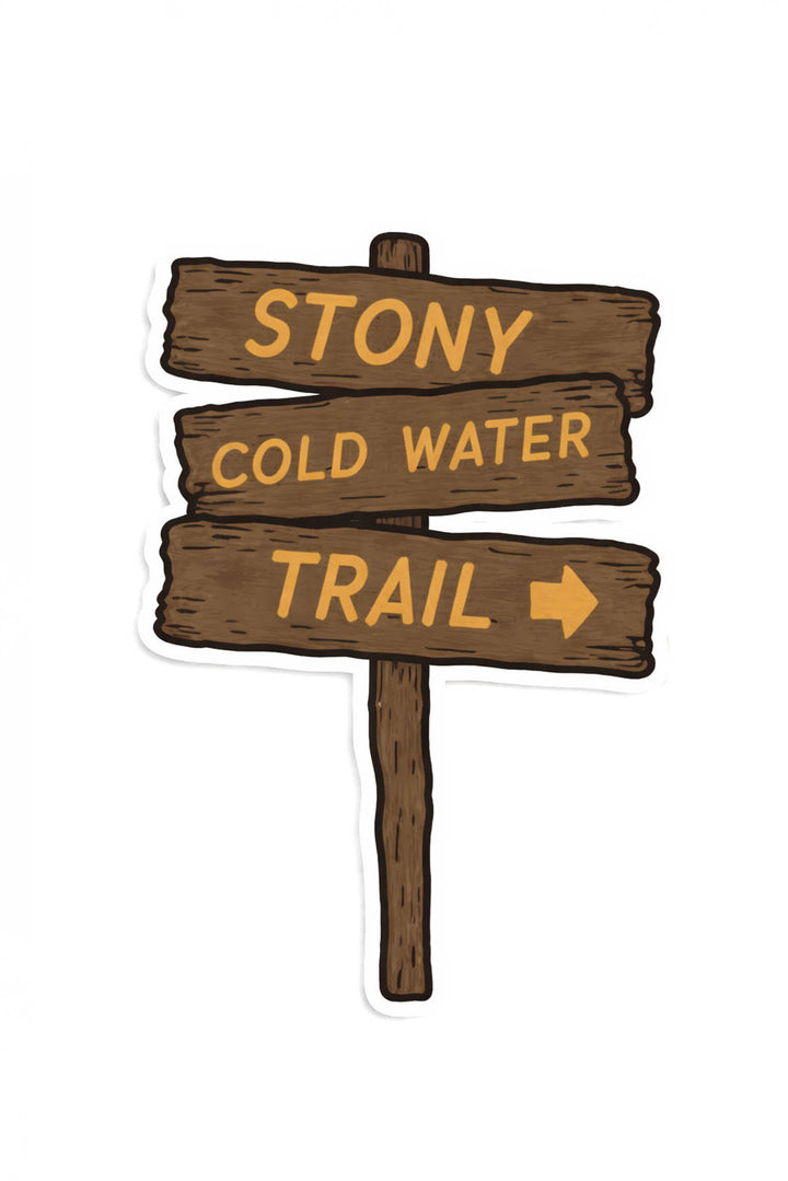 STONY Cold Water Trail Sticker