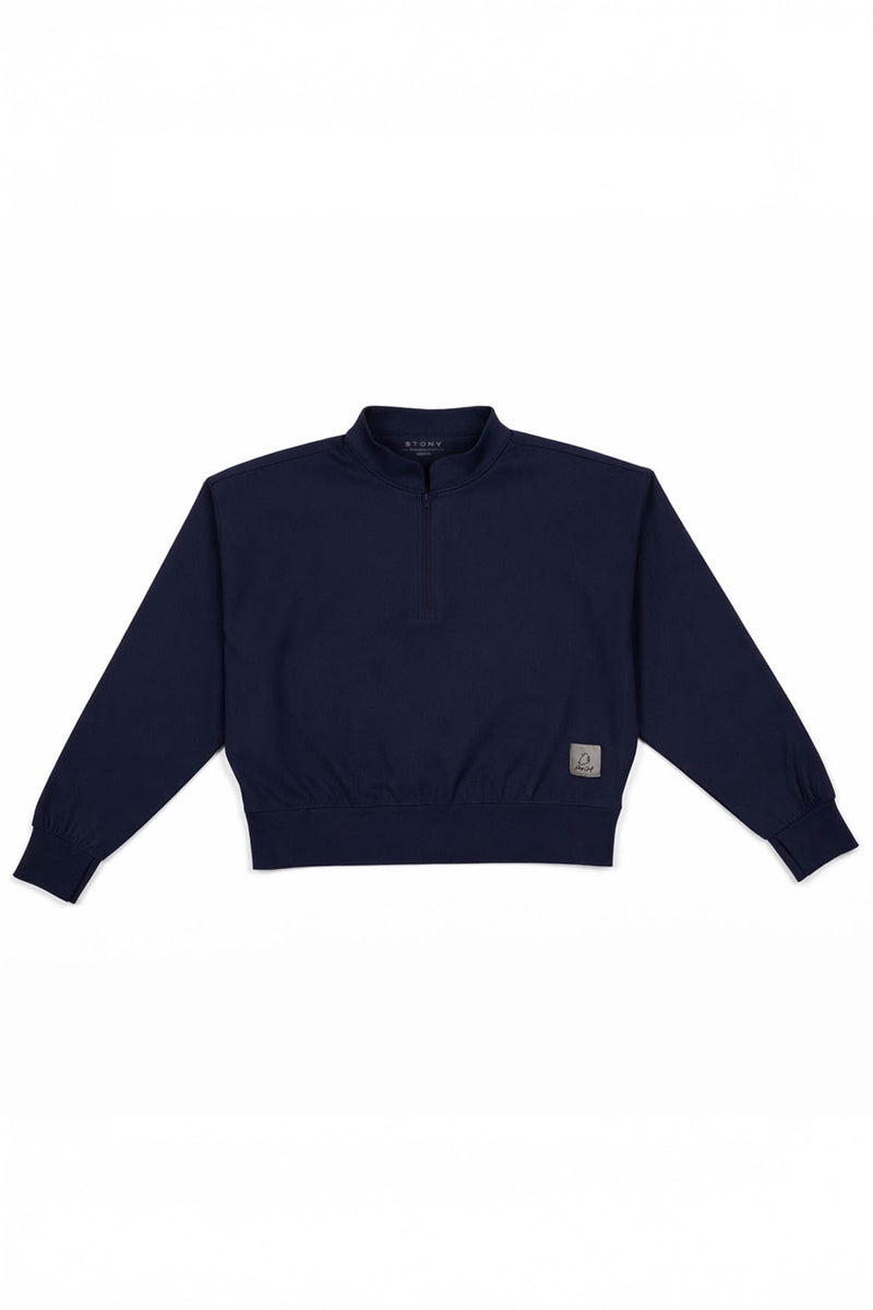 Sierra Zip Crewneck