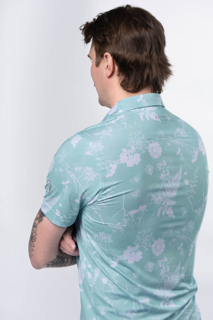 Sunlit Polo - Cyan