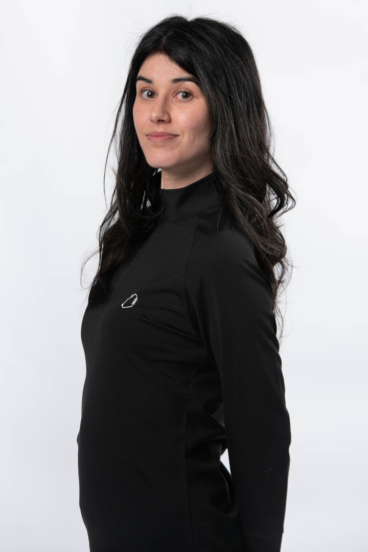 Solstice 1/4 Zip - Onyx