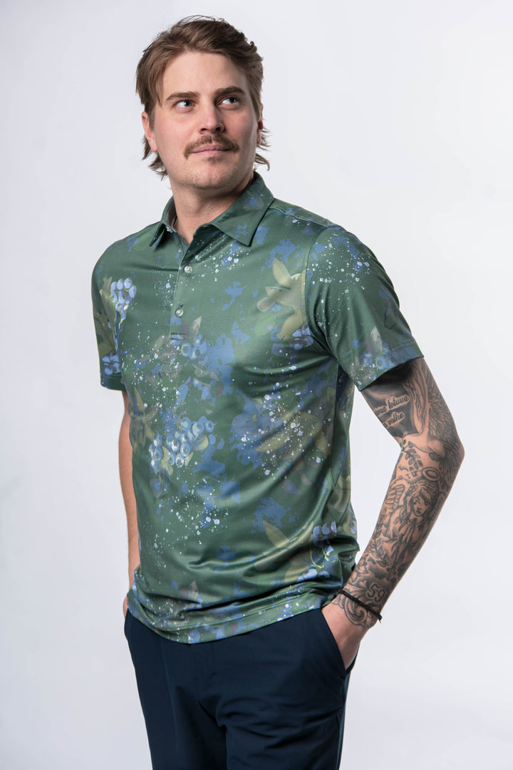 Artist Approach -Blueberry Fields Polo