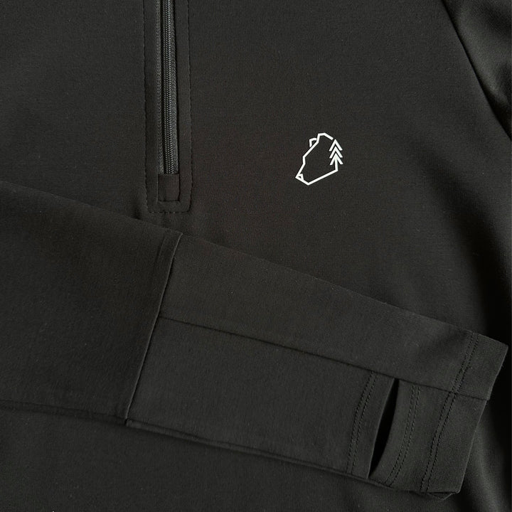 Solstice 1/4 Zip - Onyx