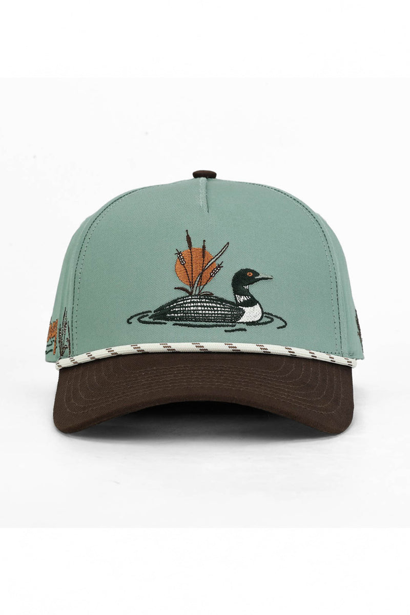 Sunset Loon Rope Snapback